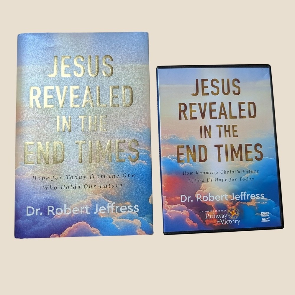 Jesus Revealed in the End Times Dr Robert Jeffress Hardcover Book and DVD Set
